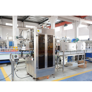 9000BPH h&oslash;ykvalitets krympehylsemerkemaskin for drikkelinjer