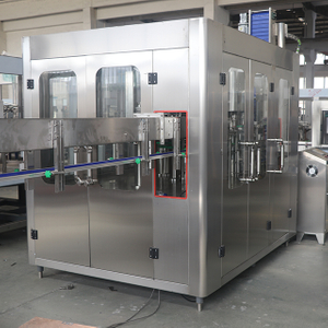 Machine de remplissage de bi&egrave;re en bouteille automatique professionnelle 3 en 1