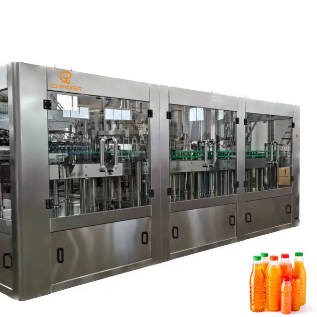 ဖျော်ရည်ထုတ်လုပ်မှုလိုင်းအတွက် အလိုအလျောက် မြန်နှုန်းမြင့် အပူဖြည့်စက် 