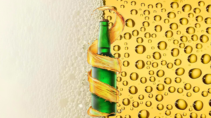 Linea di produzione della birra