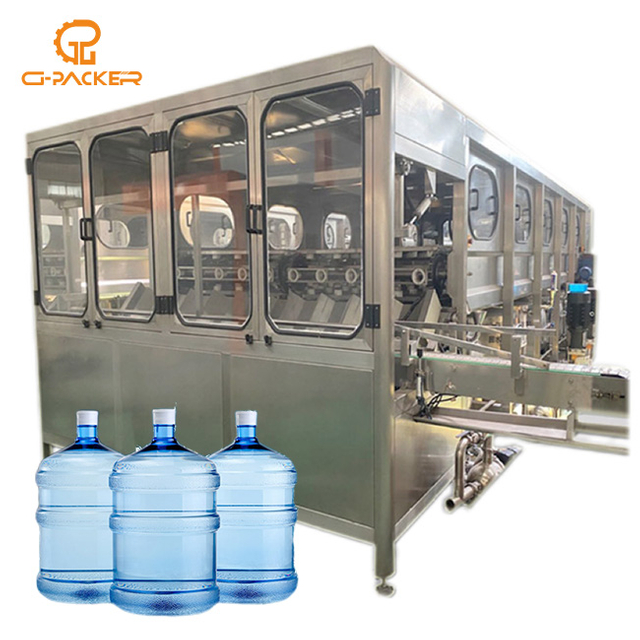 Hệ thống nạp v&agrave; đ&oacute;ng nắp tăng 5 gallon tự động 1200 BPH 